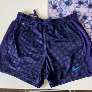 Nike Women’s Purple and Blue Athletic Shorts